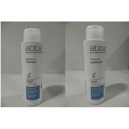 Abba Moisture Shampoo/(Pure Moisture Shampoo) 8 oz-Abba Moisture Conditioner/(Pure Moisture Conditioner) 8 oz