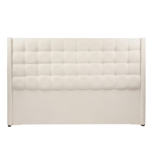 Cabecera King Size Trinity Bruks Gris Crema