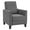 Gray, variant on Furniture of America Ducee Transitional Fabric Push Back Chair in Blue