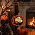 thumbnail image 6 of Fufafayo Halloween Wooden Pendant With Lights, Hanging Wood Decor for Fall Autumn Home, Spooky Glowing Lantern Ornament for Wall Door Window, Halloween Party Decoration, 6 of 6