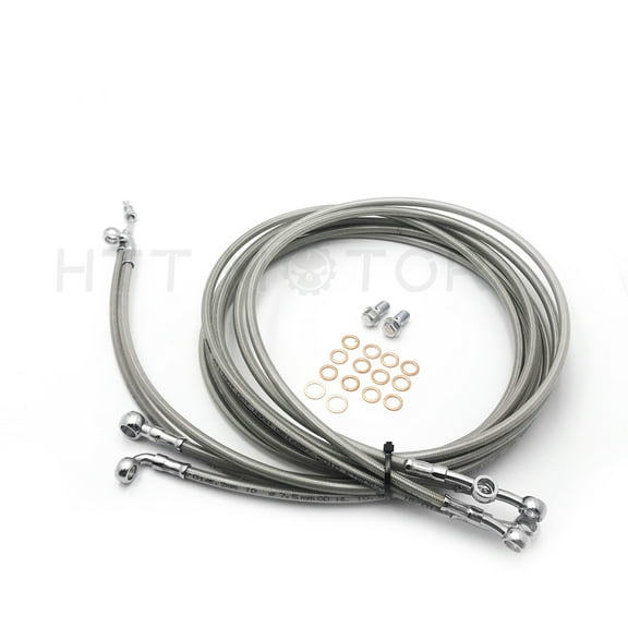 HTTMT- 14" 16" HANDLEBAR CABLE/BRAKE CLUTCH LINE/WIRE ABS For Harley 14-17 Touring
