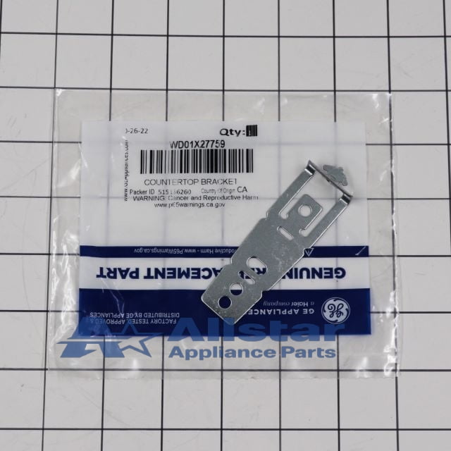 GE Dishwasher Mounting Bracket WD01X27759