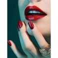thumbnail image 1 of Diamond Drill Lipped Woman 5D Kits de pintura de bricolaje Arte de pared redondo completo (L3629) Rojo Hugtrwg Para estrenar, 1 of 9