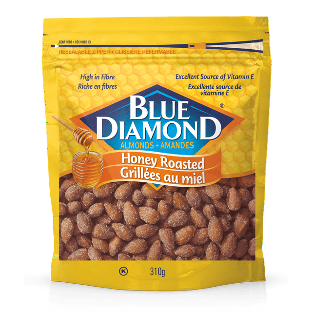 Blue Diamond Honey Roasted Almonds 310g