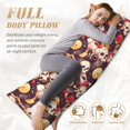 thumbnail image 4 of Naloa Skull record lips Super Soft 20x60 Body Pillow Case,Long Side Hidden Zipper（PILLOWS ARE NOT INCLUDED）, 4 of 6
