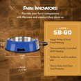 thumbnail image 4 of HEATED BOWL SS 5.5QT BL 60W Pet Heated Bowl with Stainless Steel Insert for Pets, Blue, 4 of 8