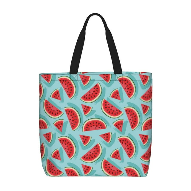Balery Watermelon Bolsa de Mano para Mujeres con Cremallera, Bolsa de Gimnasio con Compartimentos, Bolsa para Laptop, Bolsa para Trabajo