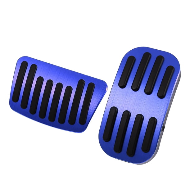 2uds Coche Gasolina Pedal Freno Almohadilla Cubierta Antideslizante Reposapiés Azul