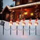 thumbnail image 5 of Luces Solares Led Navideñas con Forma de Muñeco de Nieve, Enchufes para Jardín, Patio o Césped. Decoración Navideña. Una de Cinco Luces., 5 of 6