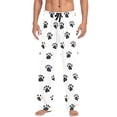 thumbnail image 7 of FORMRS Mens Pajama Pants with Pockets Sleepwear Lounge Bottoms Sizes S-2XL, Black Cartoon Cat Paw, 7 of 7