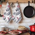 thumbnail image 6 of Vintage London Kitchen Towels Set of 4, Farmhouse Coffee Country Absorbent Dish Towels for Kitchen, Microfiber Hand Towel, Quick Drying Tea Towel for Cleaning Decorative Dishcloths, 6 of 7
