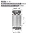 thumbnail image 2 of Motor de vibración Uxcell DC 24V 5000RPM de doble eje, motor vibrante fuerte para masajeador casero DIY, 2 of 5