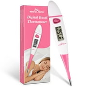 Easy@Home Basal Body Thermometer for Ovulation Prediction Premom App EBT-018 (Pink)