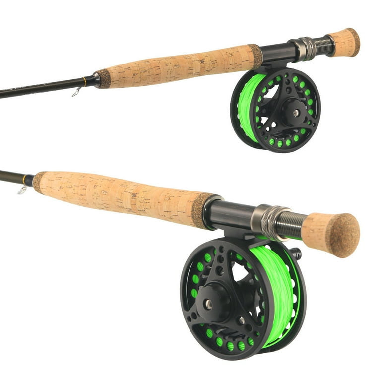 MENGQI Carbon Fly Fishing Rod and Reel Combo Set - Complete Gear