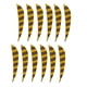 thumbnail image 3 of 12Piezas s de Flecha 3 Pulgadas Tiro con de Pavo Flecha Amarillo Zulema Flechas Flechas, 3 of 8