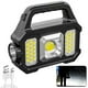 thumbnail image 3 of Reflector solar Reflector LED portátil Solar/USB Recargable Potente linterna Fuente de luz dual Reflector Impermeable 6 Engranajes Antorcha Luz para acampar Emergencia al aire libre, 3 of 11