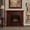 Mahogany, variant on Real Flame 7100E Ashley 4,780 BTU / 1,500W 48" Wide Freestanding Mantel Electric Fireplace