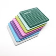 thumbnail image 2 of PVC Cutting Pad Plate Lined Plate Manual Model Tool Sewing Fabric Pad Sewing Machine Tool Model Pad(8x8cm/Mint Green), 2 of 8