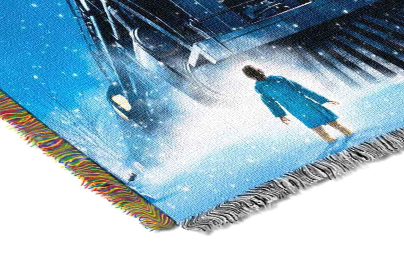 Warner Bros. Polar Express "Engine Wonder" 48" x 60" Woven Tapestry Throw