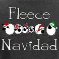 thumbnail image 3 of CafePress - Fleece Navidad Women's Long Sleeve Dark T Shirt - Women's Long Sleeve Graphic Tee Casual Fit, 3 of 4