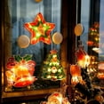 thumbnail image 4 of Christmas LED Window Suction Lights Santa Snowman Decor Battery Powered for Home Party, 4 of 4