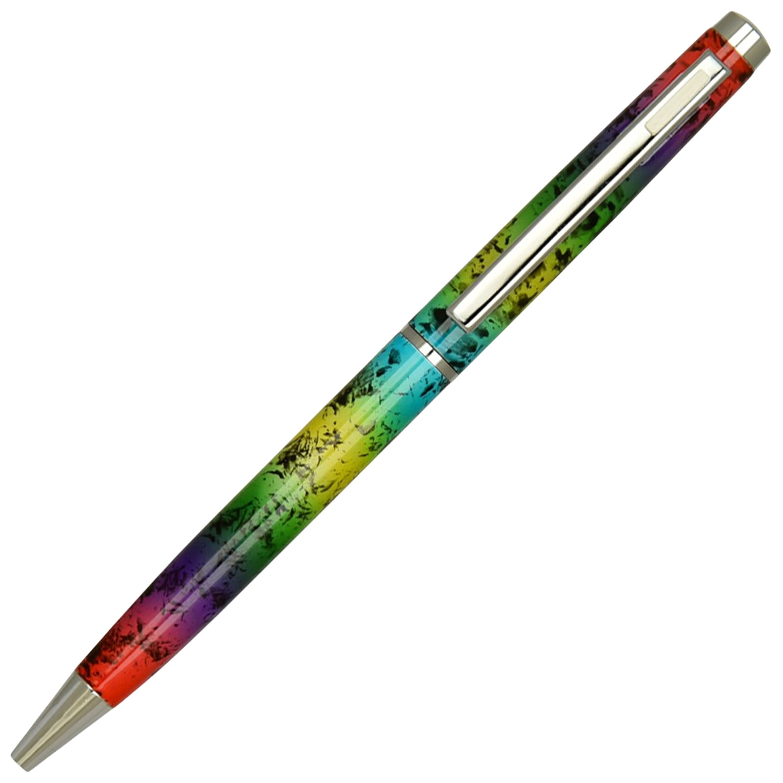 4G Ball Pen - Rainbow with White Accents with Single Gift Box Maple