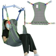 EZ Assistive Universal Full Body Patient Lift Sling, Mesh Fabric, 500 Lbs Capacity, Large