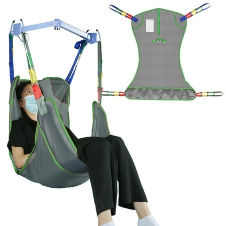 EZ Assistive Universal Full Body Patient Lift Sling, Mesh Fabric, 500 Lbs Capacity, Large