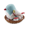 Baby Aspen Bitsy Bluebird Plush Plus Bird with Socks for Baby to Wear