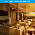 thumbnail image 2 of TORCHSTAR 12 Pack Dimmable Vintage Edison Bulbs, UL Listed T10 LED Bulb, Filament Light Bulb, 4.5W, 400lm, E26 Base, CRI90, 2200K&nbsp;Amber&nbsp;Warm, 2 of 7