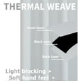 thumbnail image 5 of 2 Pack: Kate Aurora Hotel Chic Blackout Grommet Top Window Curtains - Assorted Colors, 5 of 6