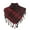 Red, variant on Skull Pattern Arab Keffiyeh Shemagh Square Scarf Lightweight Neck Warmer Cover Desert Scarves Shawl Headwrap for Camping