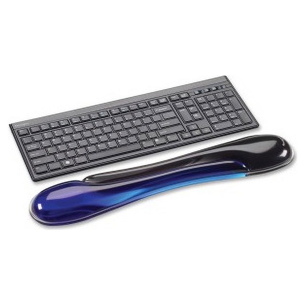 Kensington Duo Gel Wave Keyboard Wrist Rest Black & Blue - image 3 of 5
