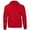 Red, variant on B&C Adults ID.205 50/50 Full Zip Hooded Sweatshirt
