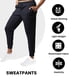 thumbnail image 5 of Paquete de 3 pantalones deportivos Common Stitch para mujer, pantalones de chándal acogedores para mujer, pantalones de lana para yoga para mujer (disponibles en Plus) negro/negro/negro, 5 of 7