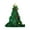 Green, variant on Unisex 2025 Festive 3D Cartoon Christmas Hat - Plush Santa Snowman Reindeer Design, Creative Holiday Decor Headwear with Vivid Details, Soft Comfortable Fabric, Perfect Festive Gift for Adults