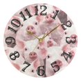 thumbnail image 5 of Pigs Pink 10 inch Wall Clocks Non Ticking Easy to Read Battery Decorative for Home Bathroom Kitchen Bedroom Living Room, 5 of 8