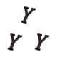 thumbnail image 2 of Matsuzay Letras de metal fáciles de instalar Números de casa Decoración de puerta de amplia aplicación Fácil de instalar B17--Y Type1 NO1, 2 of 6