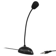 WD Computer Microphone Desktop Capacitive Microphone Wired Microphone 3.5mm Interface for Lecture Conference Voice Chat