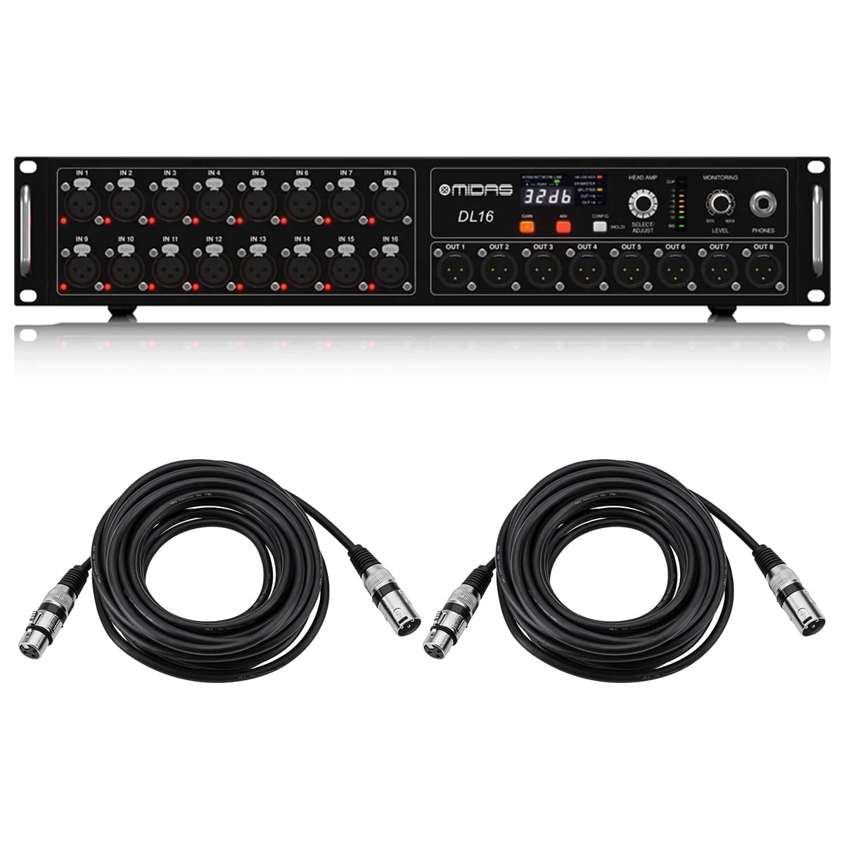 Midas MR18 18-Input Digital Mixer for iPad/Android Tablets