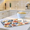 thumbnail image 6 of Kitchen Drying Mat 18x24In Drying Dish Mat Dish Drying Mats Kitchen Countertop Multi-Function Drain Drying Mat Kitchen Table Beautiful Flowers Seamless, 6 of 8