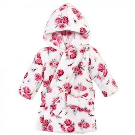 UPC: 0660168163988 | Hudson Baby Infant Girl Plush Pool and Beach Robe Cover-ups Rose 6-12 Months