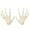 G, variant on Darzheoy 2 Pack Halloween Skeleton Hands Realistic Skeleton Hands for Halloween Themed Party Decoration Props Halloween Decoration