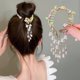 thumbnail image 2 of Clip De Mariposa Con Diamantes De Imitación De Perlas Coreanas Hebilla De Cola De Caballo Borla Horquilla De Aleación Accesorios Para El Cabello Gao Jiahui  unisex, 2 of 2