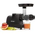 thumbnail image 1 of Omega Juicer [ J8006HDBLK ] | Slow Masticating Cold Press - Vegetable and Fruit Juice Extractor and Nutrition System - Triple Stage – 200-Watts - Black, 1 of 5