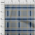 thumbnail image 1 of oneOone Viscose Jersey Fabric Madras Check Print Fabric By Yard 60 Inch Wide, 1 of 5