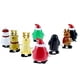 thumbnail image 3 of Navidad 8 Uds Juguetes navideños de cuerda árbol de Navidad muñeco de nieve alce juguetes de cuerda figura adornos suministros de fiesta favores, 3 of 7