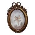 thumbnail image 4 of Elodie Baroque Photo Frame Embossed Picture Holder Oval for Bedside Home Decoration, 4 of 7