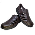 thumbnail image 4 of Huarache Casual Piel Borrego Hombre Enco Footwear  mod.20 Huarache Piel Borrego confort Color Café, 4 of 5