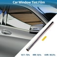 thumbnail image 3 of Unique Bargains Car Window Tint Film Chameleon 9.84 ft x 19.69 inch Privacy Film PET Light Blue 1 Pc VLT 75% IRR 91% UVR 99.5%, 3 of 7